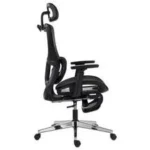 Silla Ejecutiva Acteck Flux Ultra Ec696Hr, Negro/Hasta 120Kg/Malla/Reposapies/AC-943291