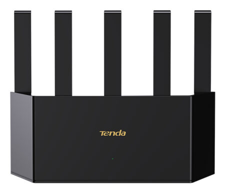 Router Inalambrico Tenda Te3L 2.4/5Ghz/3Xrj-45/3570 Mbit/S Wlan/Wi-Fi-7/5 Antenas Externas/Negro