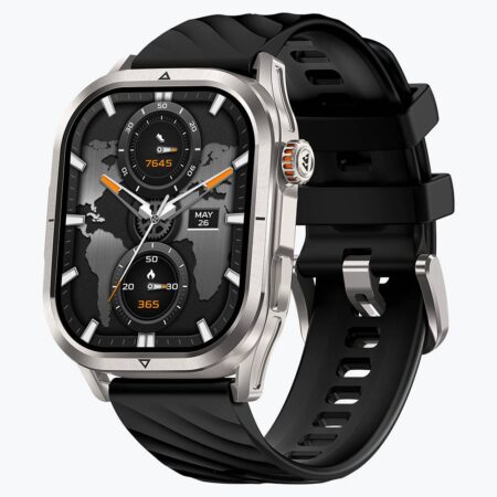 Reloj Smart Watch Kospet Tmko-010 Magic P10 De 1.96″/AMOLED/Ip69K/Compatible Con Android E Ios/Plateado-Negro