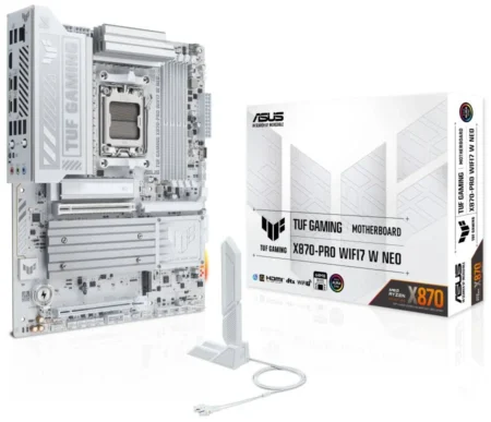 Mb ASUS Tuf Gaming X870-Pro Wifi7 W Neo Socket Am5/4Xddr5/HDMI/USB 4.0/PCI-E 4.0/ATX