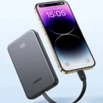 Power Bank Ugreen 75131B De 10000Mah/USB-C Pd3.0 Pps/USB-A 22.5W/Negro-Gris