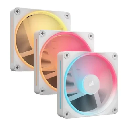 Ventilador Corsair Icue Link Lx120-r Para Gabinete/3x120mm/rgb/2400rpm/magnetico/blanco/co-9051054-ww
