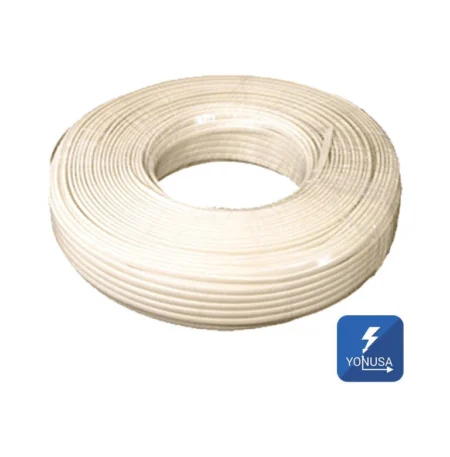 Bobina De Cable Bujia Yonusa Cda100 Doble Aislado/100 Metros/22 Awg/Soporta Hasta 12,000V