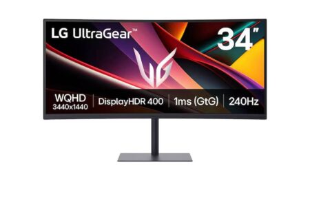 Mon LG 34 34G630A Wqhd Gaming Curv 240Hz –