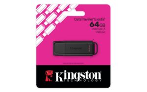 Memoria USB 3.2 64Gb Kingston Datatraveler Exodia/Negro/Dtxg2/64Gb
