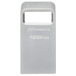Memoria USB 3.2 128Gb Kingston Dtmc3G2/128Gb Datatraveler Micro/200Mb/S Lectura/Gris