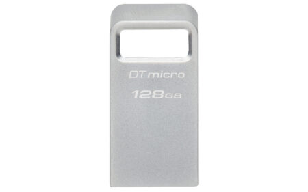 Memoria USB 3.2 128Gb Kingston Dtmc3G2/128Gb Datatraveler Micro/200Mb/S Lectura/Gris
