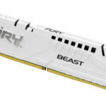 Memoria DDR5 32Gb 5600Mhz Kingston Fury Beast (2X16Gb)/Blanco/Cl36/Xmp/Expo/Kf556C36Bwek2-32