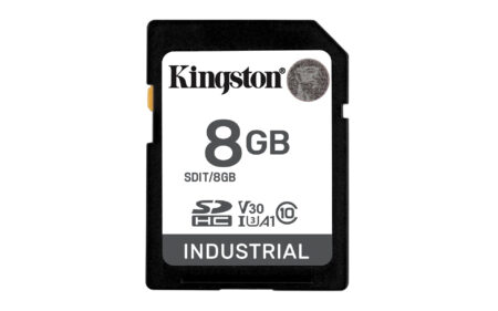 Memoria SD Flash 8Gb Kingston Industrial Sdit/8Gb Con 100Mb/S En Lectura/Uhs-I/Clase 10